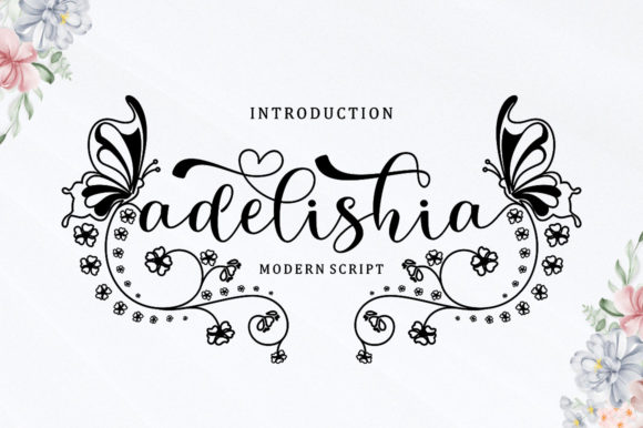Adelishia Script: A Modern Script Font for Elegant Design