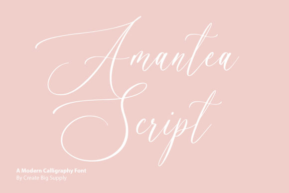 Amantea Script: Crafting Elegance in Your Next Design