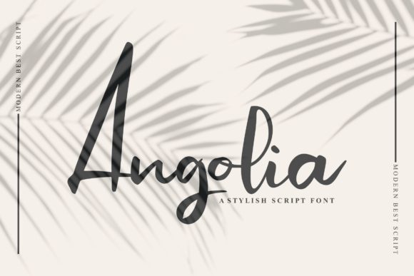 Angolia Script: The Art of Elegant Flow