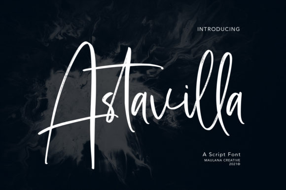 Astavilla Script: A Refreshing Take on Modern Script Fonts