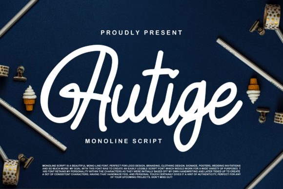 Autige Script: A Vintage Touch for Modern Brands