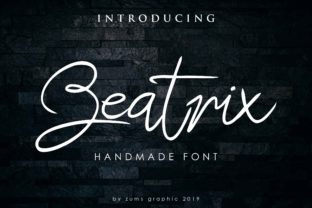 Beatrix Script: A Creative Font for Standout Designs