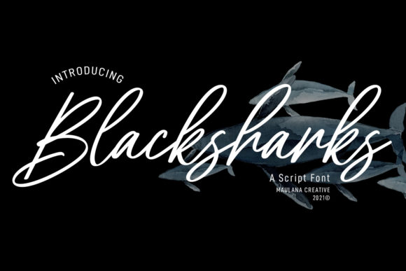 Blacksharks Script: Bringing Playful Energy to Your Designs