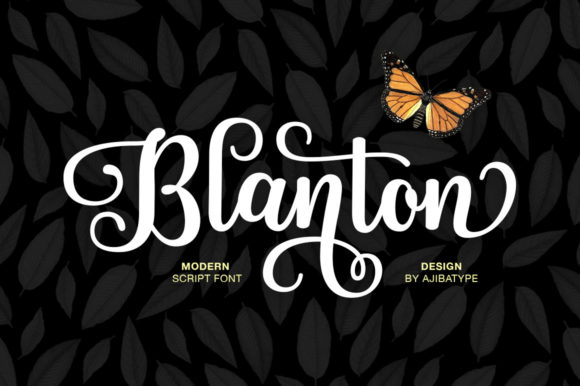 Blanton Script: The Elegant Font for Modern Branding
