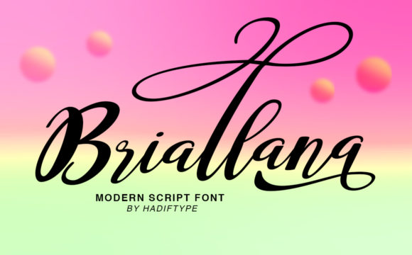 Briallana Script: Crafting Elegance in Your Designs