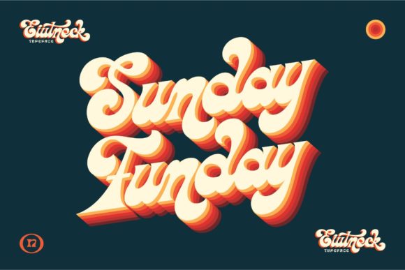 Eiutneck Script: A Stylish Retro Touch for Modern Design