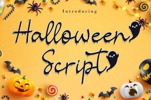 Embrace the Shadows: Designing with Halloween Script