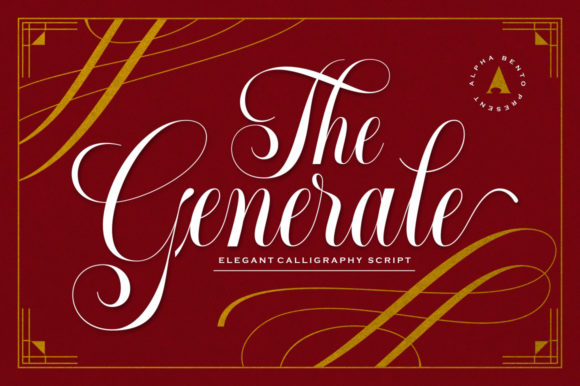 Generale Script: Elevate Your Brand with Modern Calligraphy
