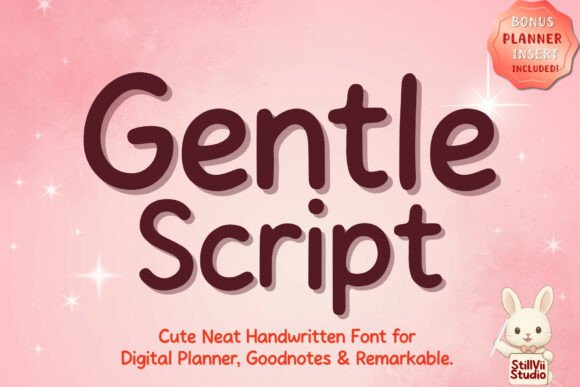 Gentle Script: A Clean Handwritten Font for Digital & Print