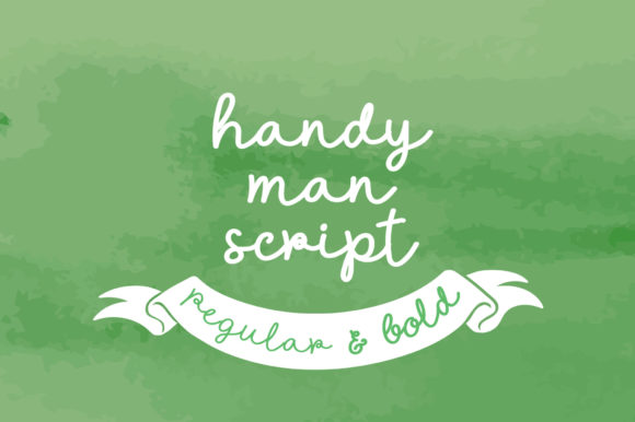 Handyman Script: A Go-To Font for Authentic Designs