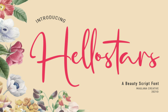Hellostars Script: A Font That Dances on the Page