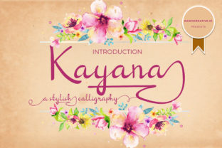 Kayana Script: The Bold Handwritten Font with Real Personality