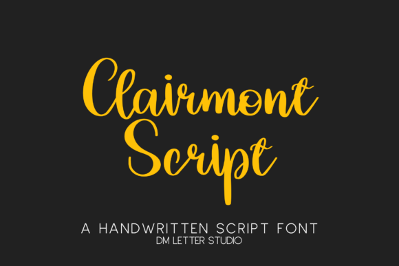 Meet Clairmont Script: The Elegant Script Font for Your Designs