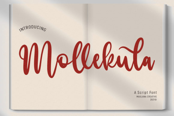 Mollekula Script: Adding a Luxury Spark to Your Designs
