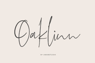 Oaklinn Script: Crafting Elegance with Organic Charm