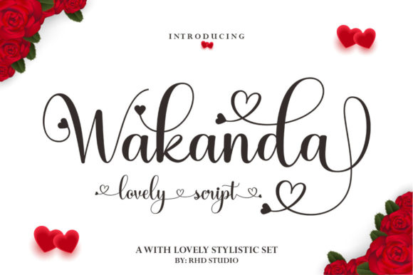 Wakanda Script: A Dance of Charming Letters for Modern Design